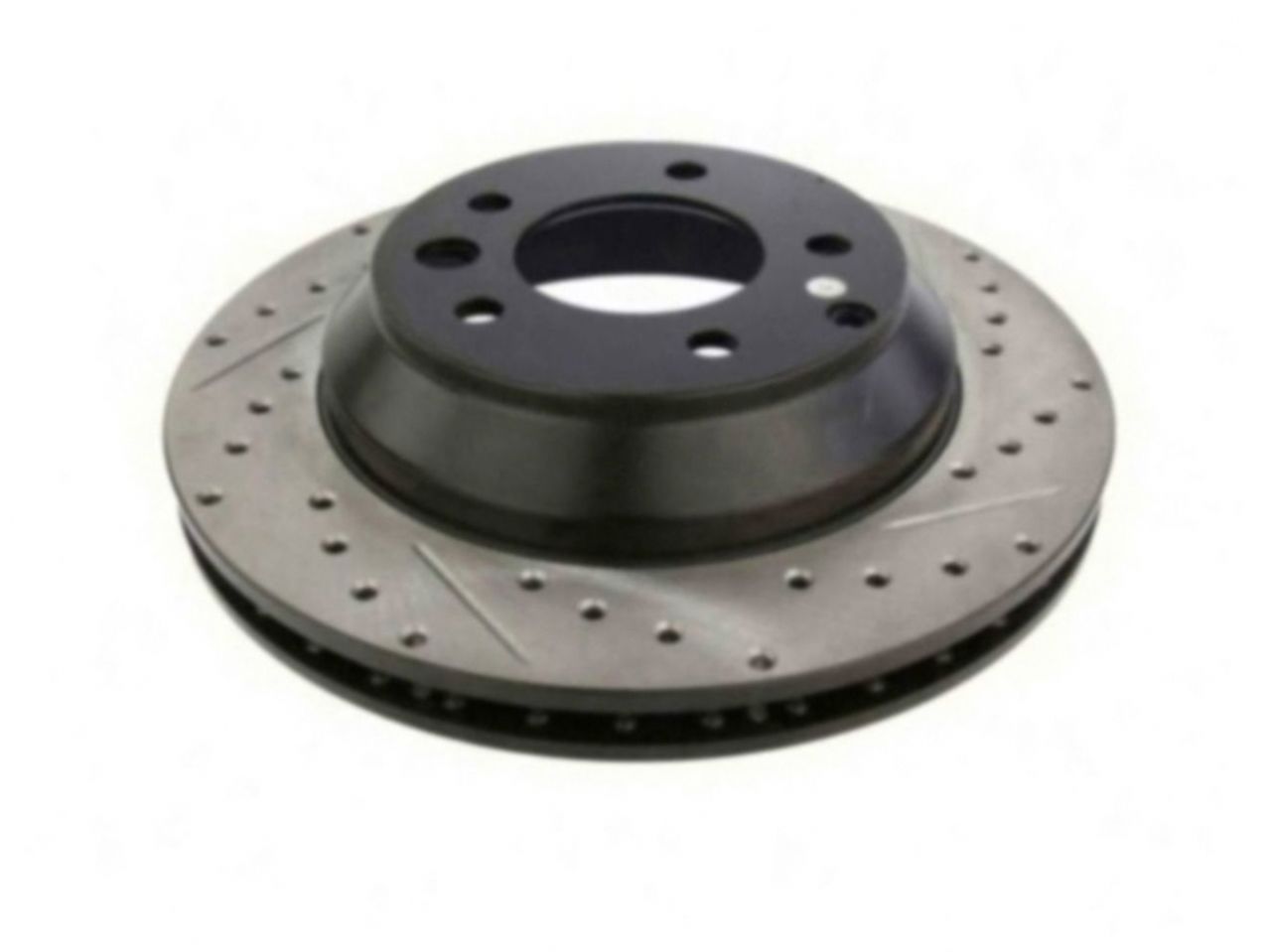 StopTech Select Sport Drilled And Slotted Brake Rotor; Front Left