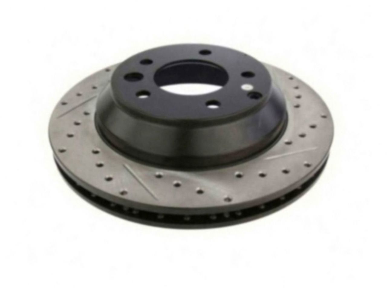 StopTech Select Sport Drilled And Slotted Brake Rotor; Front Left