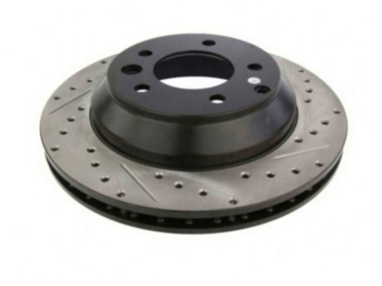 StopTech Select Sport Drilled And Slotted Brake Rotor; Front Left