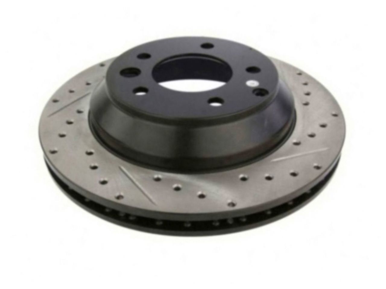 StopTech Select Sport Drilled And Slotted Brake Rotor; Front Left