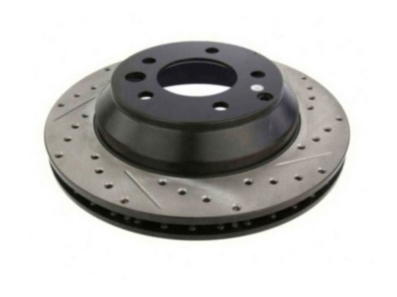 StopTech Select Sport Drilled And Slotted Brake Rotor; Front Left