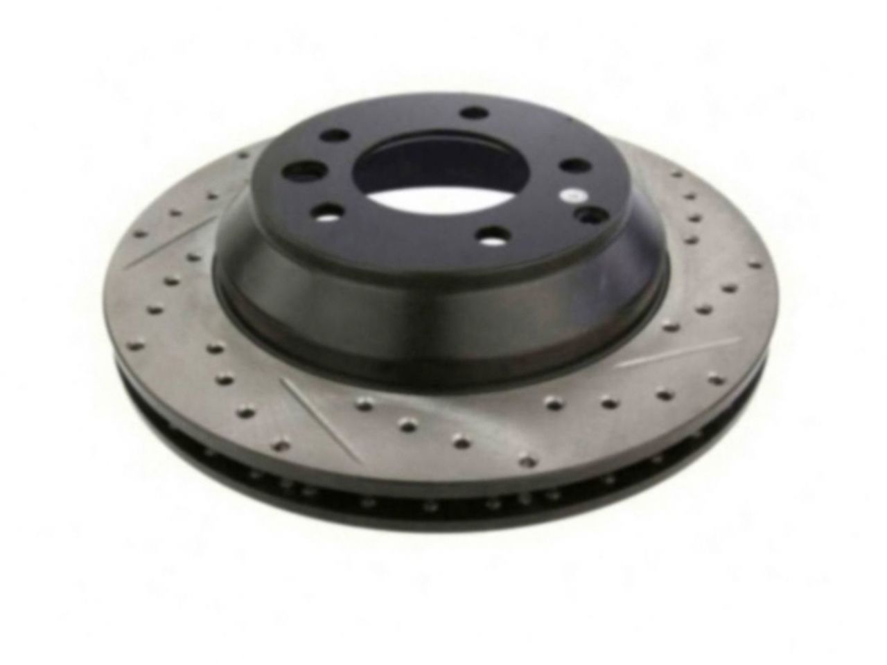 StopTech Select Sport Drilled And Slotted Brake Rotor; Front Left