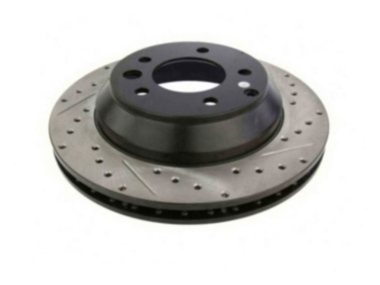 StopTech Select Sport Drilled And Slotted Brake Rotor; Front Left