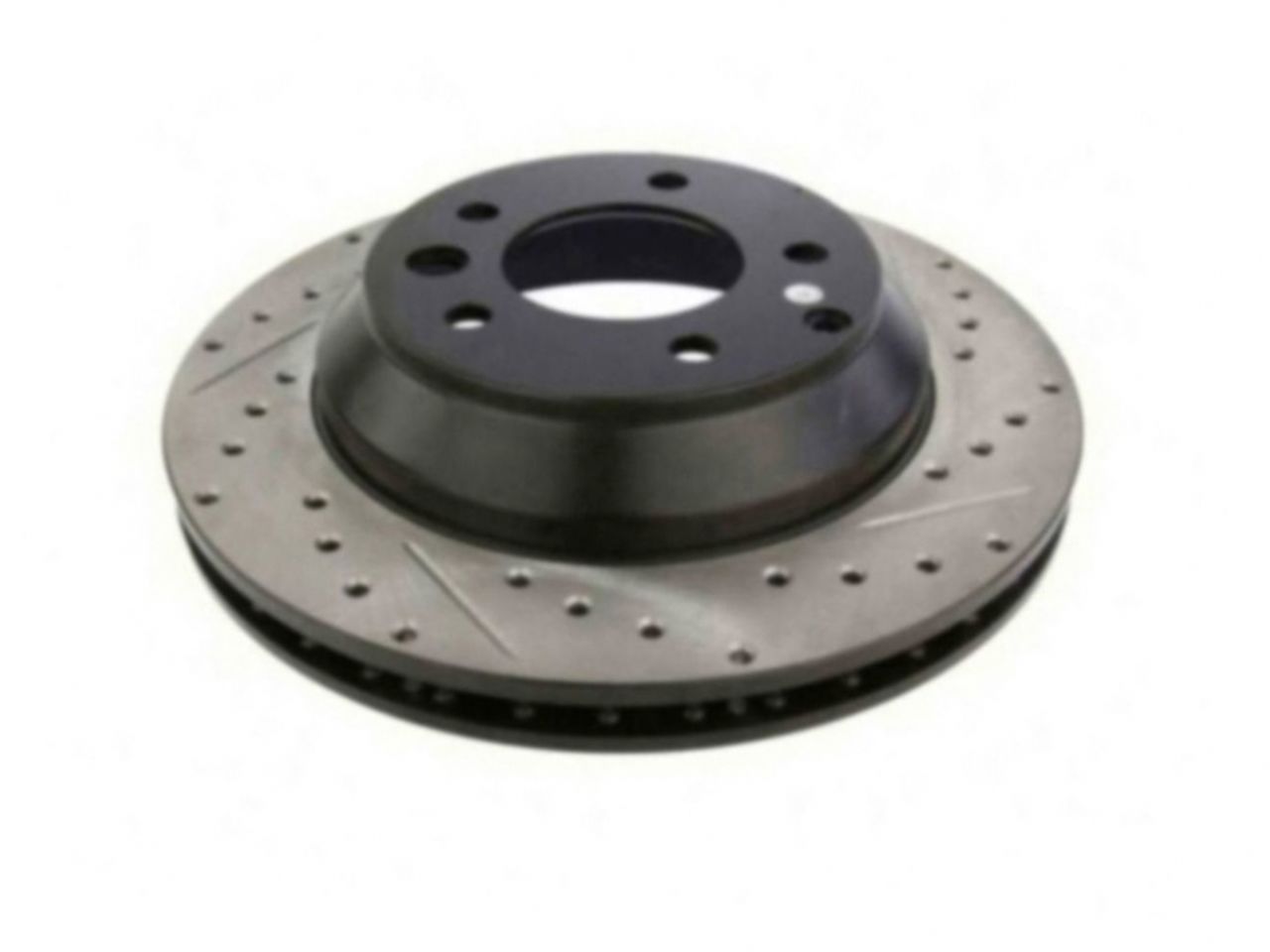 StopTech Select Sport Drilled And Slotted Brake Rotor; Front Left