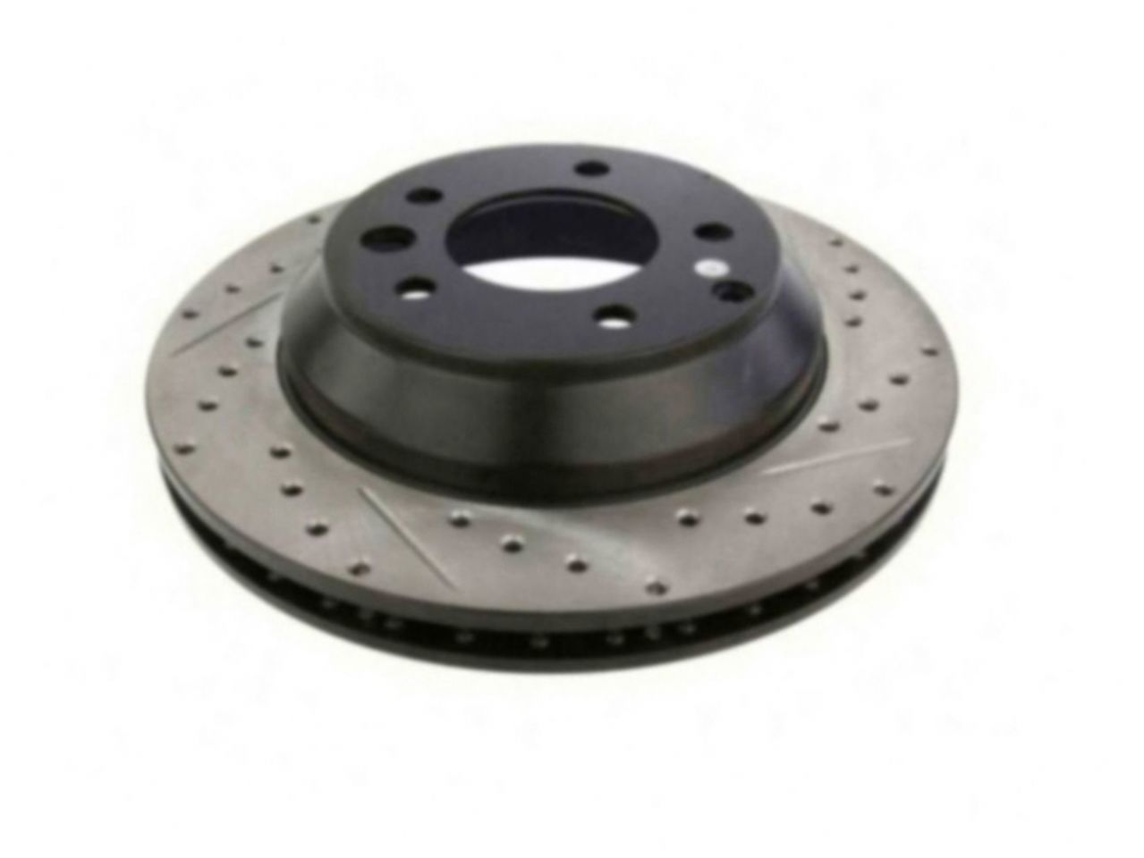 StopTech Select Sport Drilled And Slotted Brake Rotor; Front Left