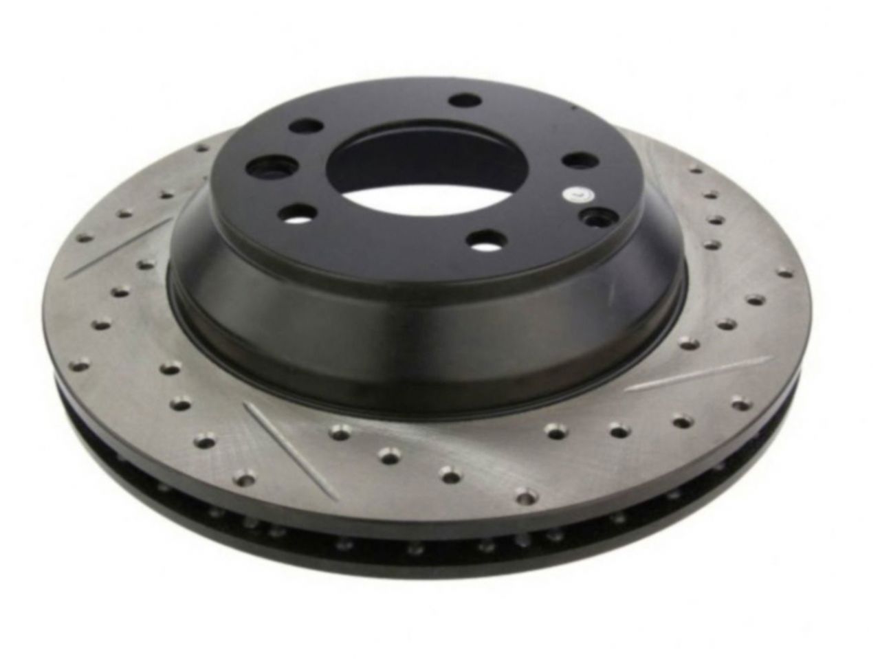 StopTech  Select Sport Drilled And Slotted Brake Rotor; Front Left