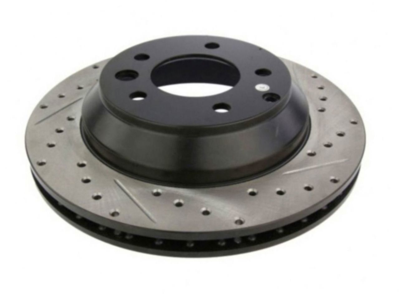 StopTech Select Sport Drilled And Slotted Brake Rotor; Front Left