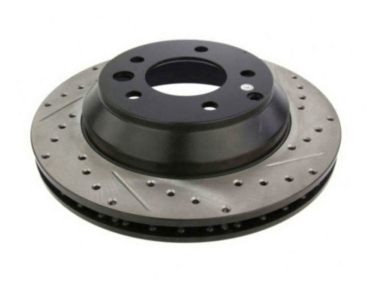 StopTech Select Sport Drilled And Slotted Brake Rotor; Front Left