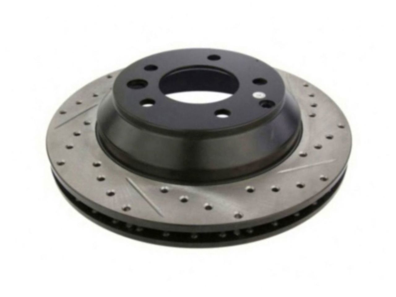 StopTech Select Sport Drilled And Slotted Brake Rotor; Front Left