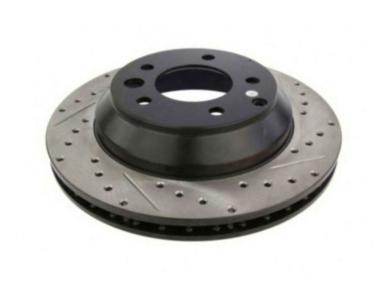 StopTech Select Sport Drilled And Slotted Brake Rotor; Front Left