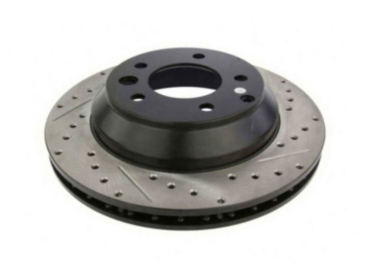 StopTech Select Sport Drilled And Slotted Brake Rotor; Front Left