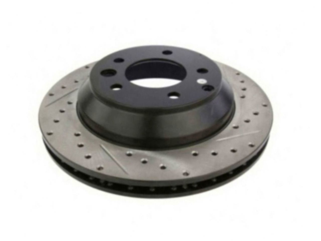 StopTech Select Sport Drilled And Slotted Brake Rotor; Front Left