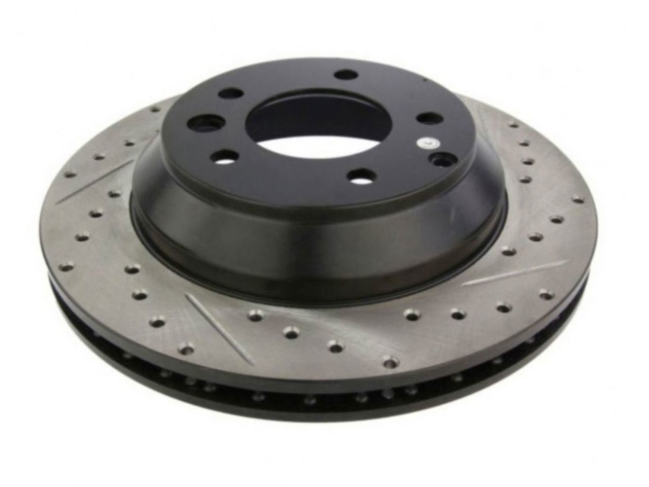 StopTech  Select Sport Drilled And Slotted Brake Rotor; Front Left