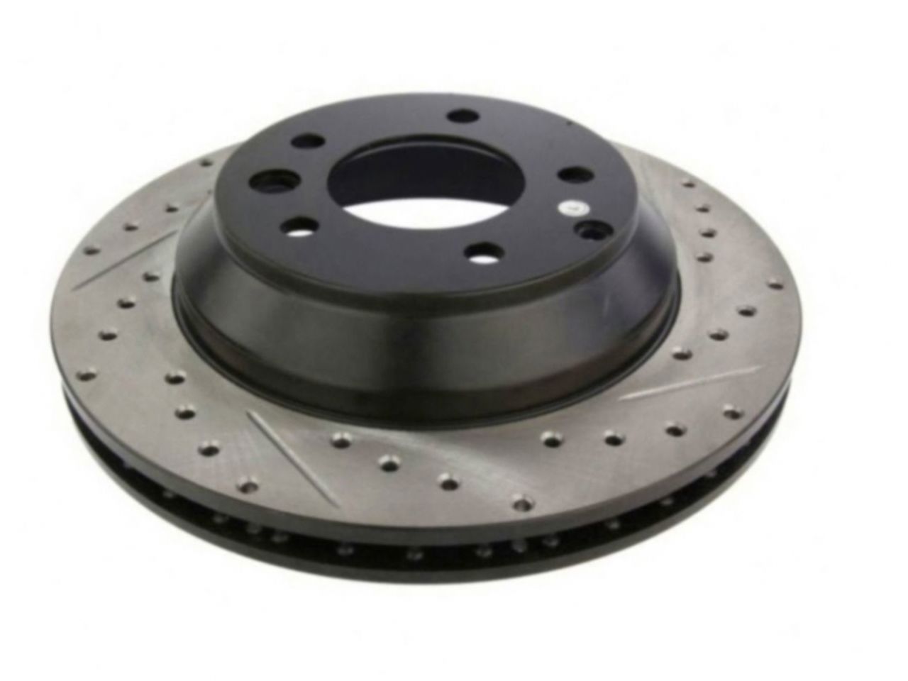 StopTech Select Sport Drilled And Slotted Brake Rotor; Front Left