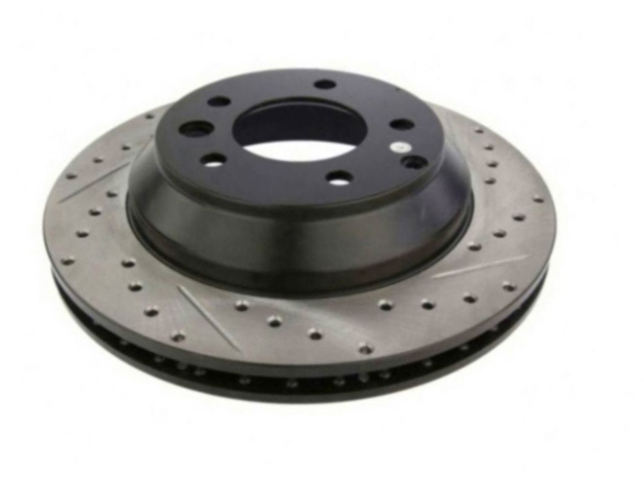 StopTech Select Sport Drilled And Slotted Brake Rotor; Front Left