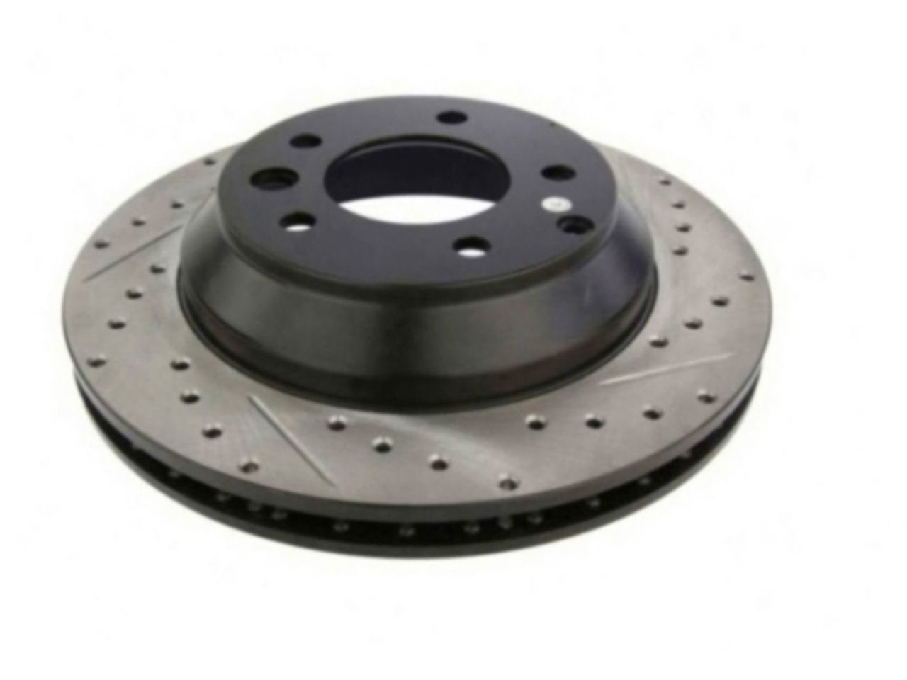 StopTech Select Sport Drilled And Slotted Brake Rotor; Front Left