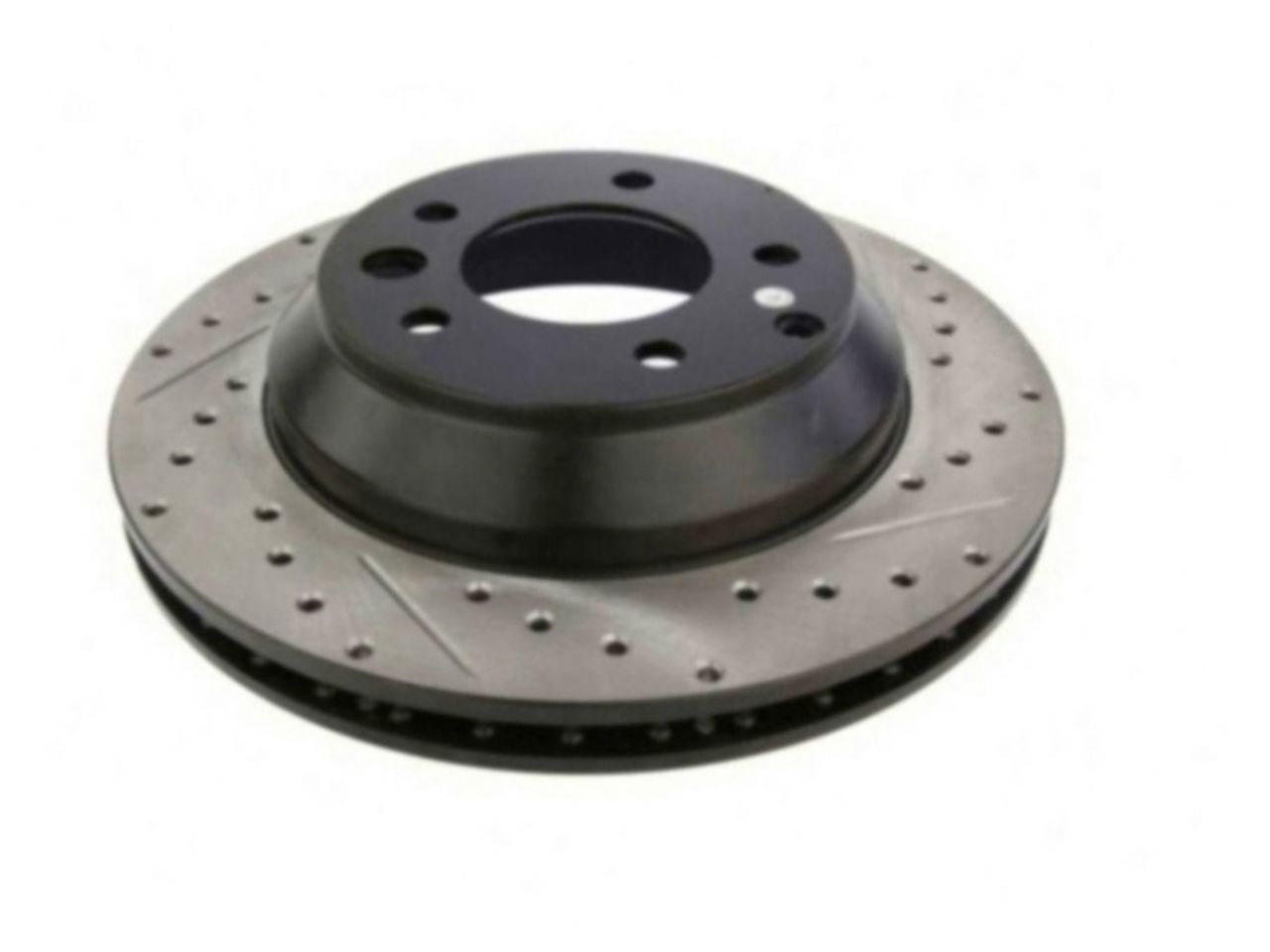 StopTech Select Sport Drilled And Slotted Brake Rotor; Front Left