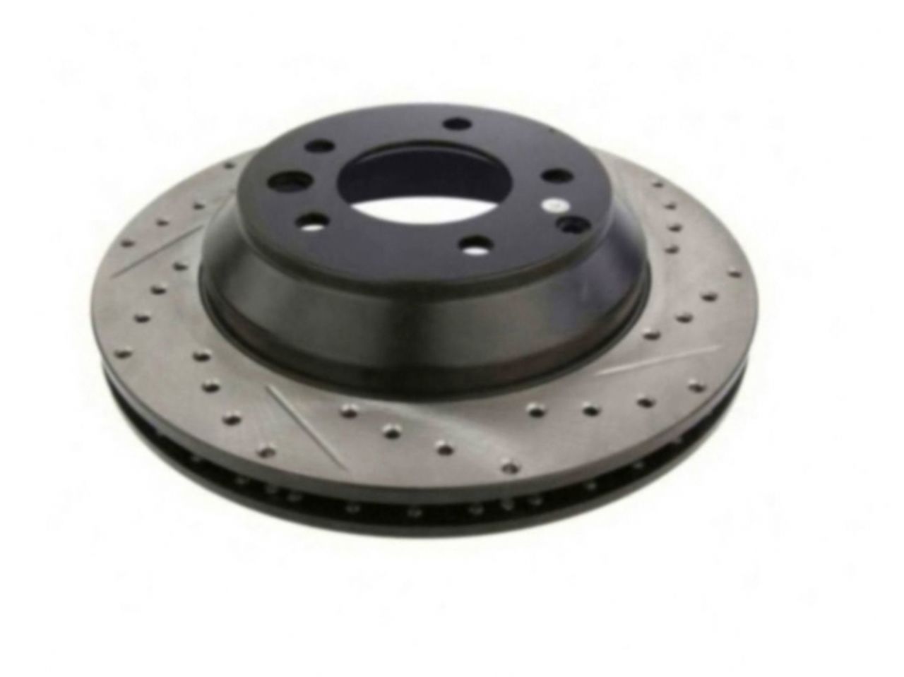 StopTech Select Sport Drilled And Slotted Brake Rotor; Front Left