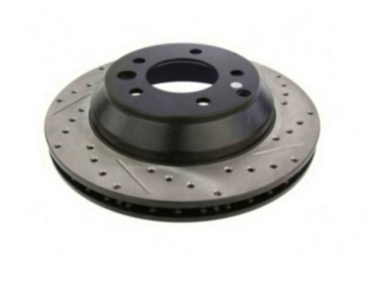 StopTech Select Sport Drilled And Slotted Brake Rotor; Front Left