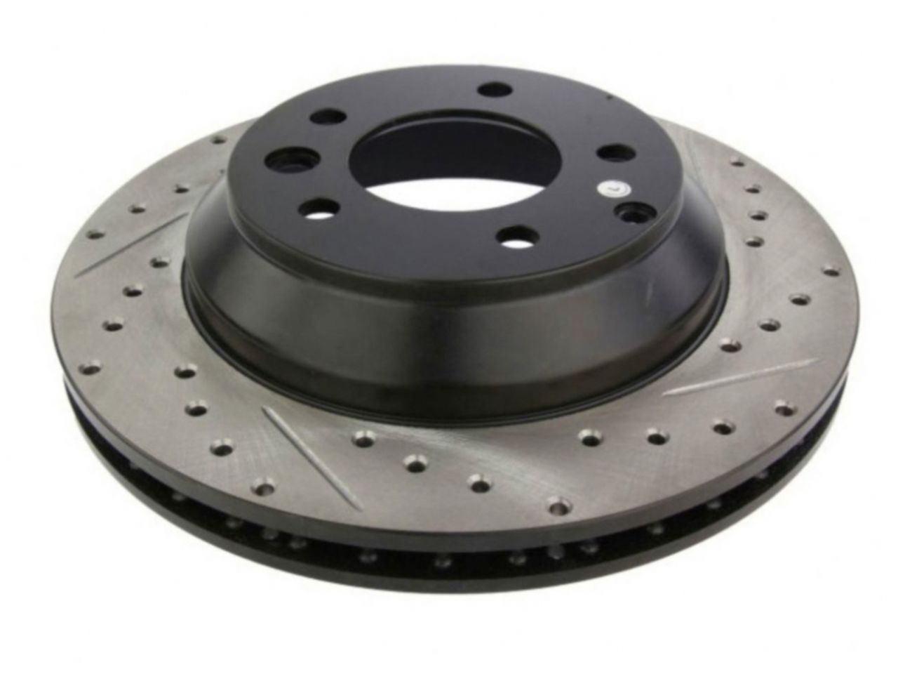 StopTech Select Sport Drilled And Slotted Brake Rotor; Front Left