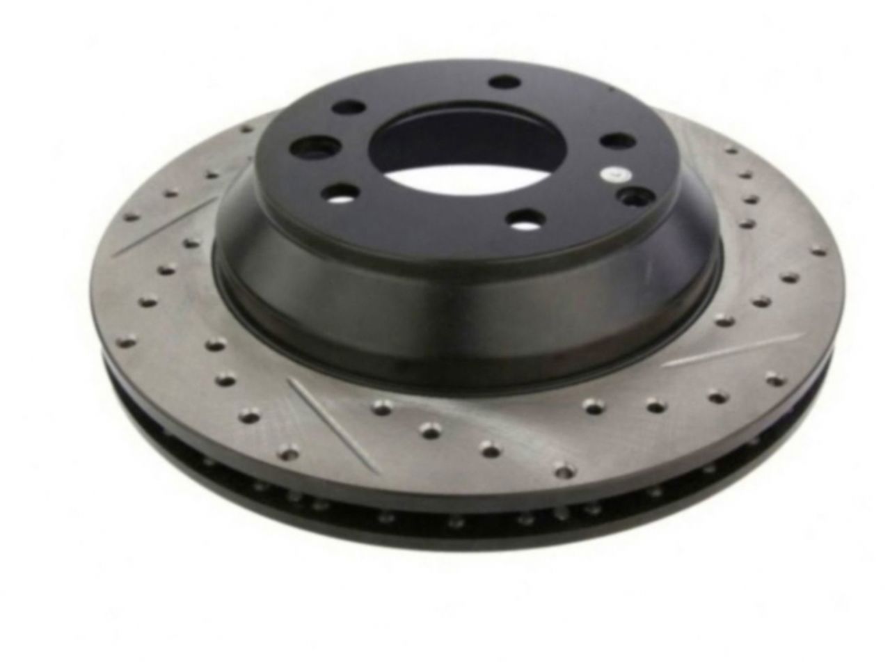 StopTech Select Sport Drilled And Slotted Brake Rotor; Front Left