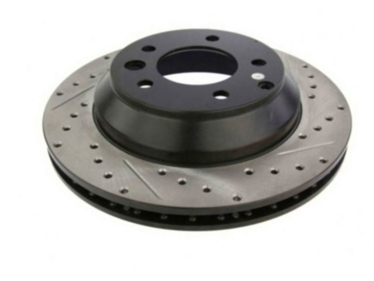 StopTech Select Sport Drilled And Slotted Brake Rotor; Front Left