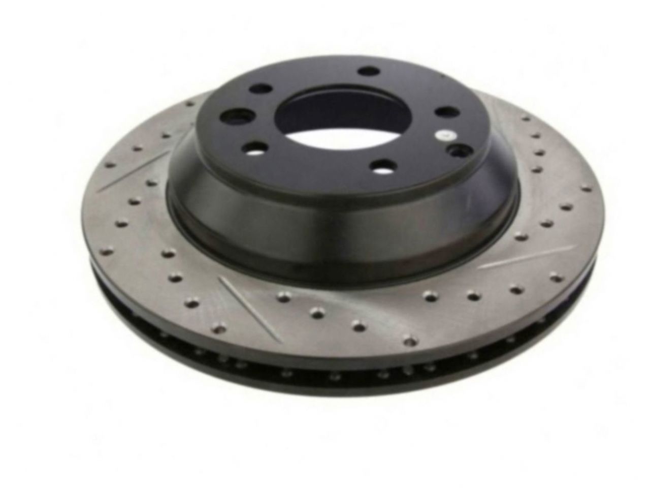 StopTech Select Sport Drilled And Slotted Brake Rotor; Front Left