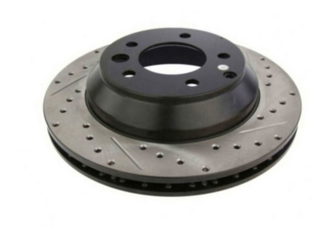 StopTech Select Sport Drilled And Slotted Brake Rotor; Front Left