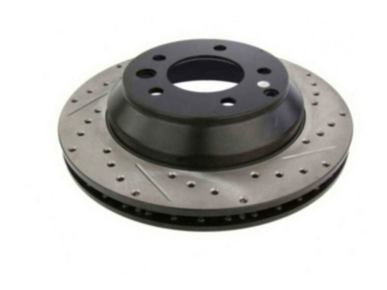 StopTech Select Sport Drilled And Slotted Brake Rotor; Front Left