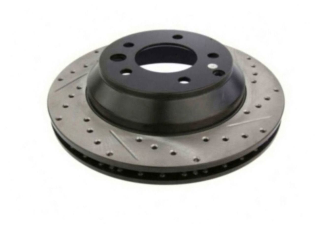 StopTech Select Sport Drilled And Slotted Brake Rotor; Front Left