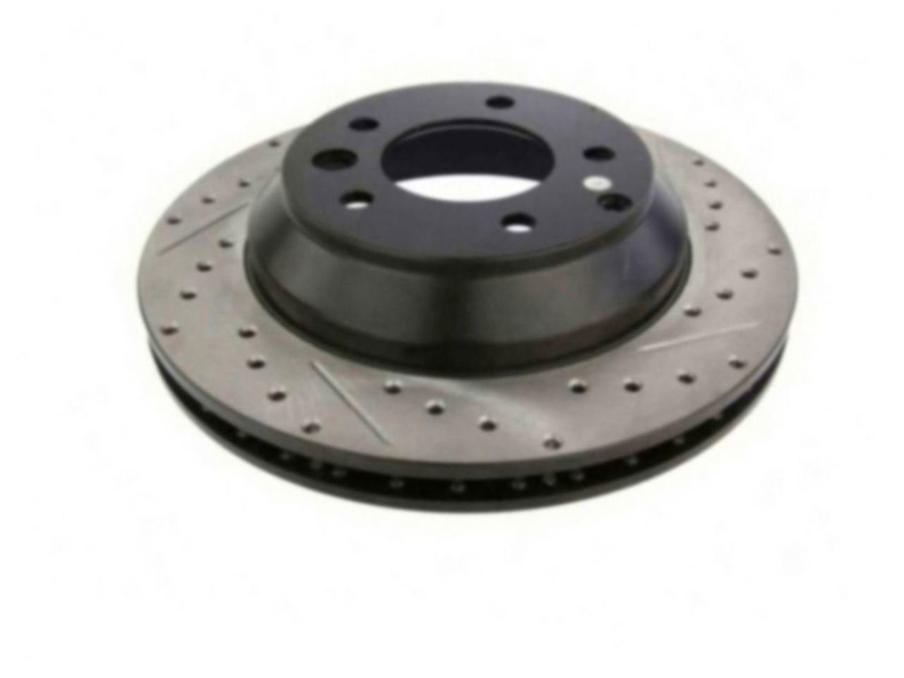 StopTech Select Sport Drilled And Slotted Brake Rotor; Front Left