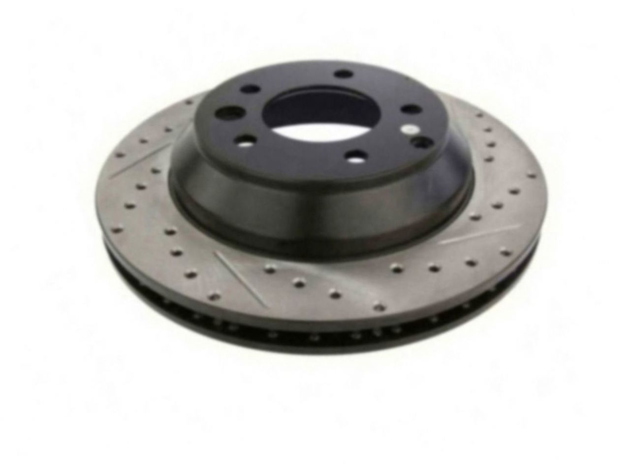 StopTech Select Sport Drilled And Slotted Brake Rotor; Front Left