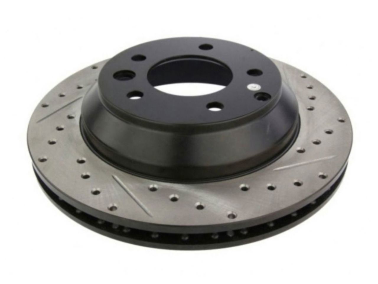 StopTech Select Sport Drilled And Slotted Brake Rotor; Front Left