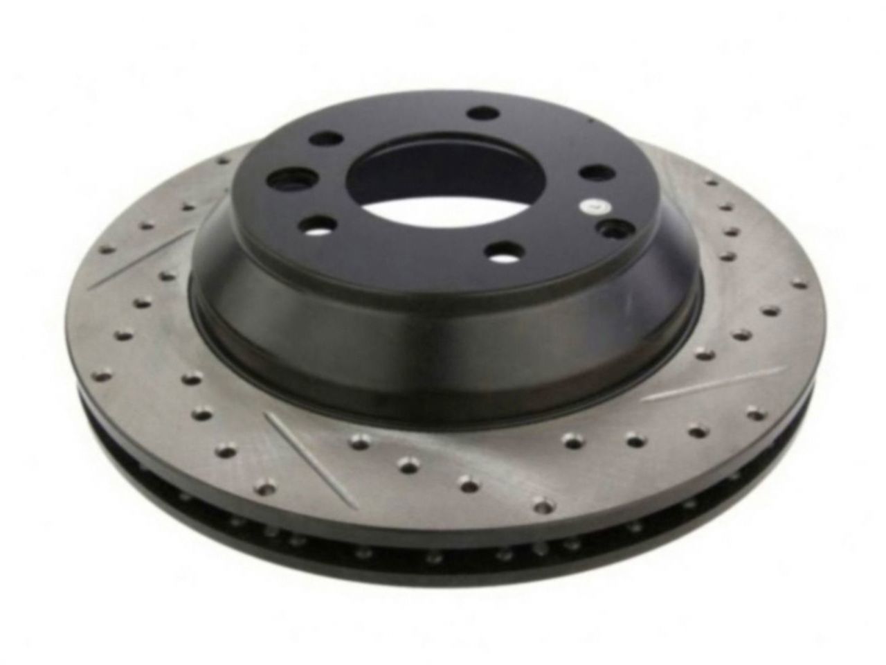 StopTech Select Sport Drilled And Slotted Brake Rotor; Front Left