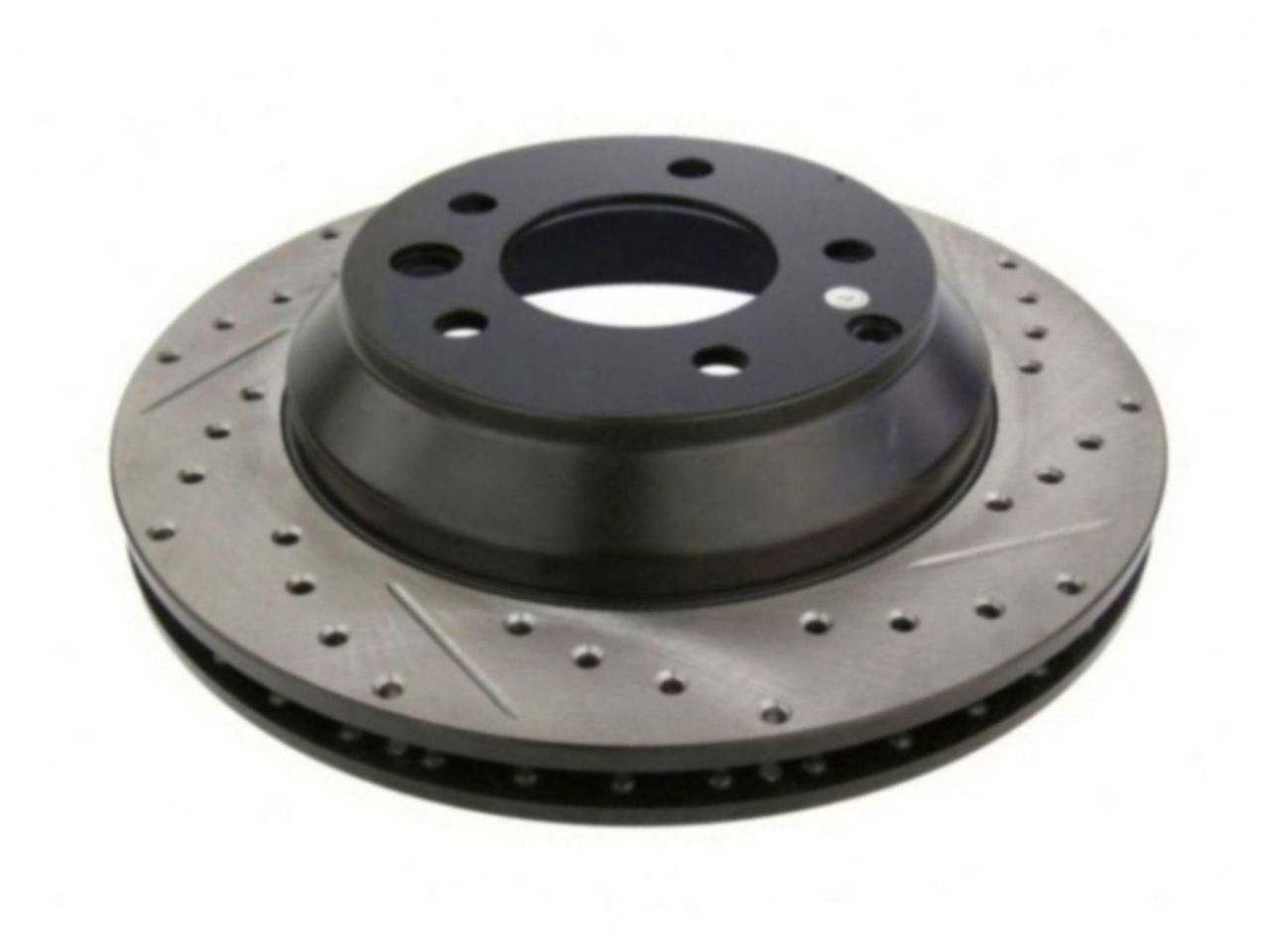 StopTech Select Sport Drilled And Slotted Brake Rotor; Front Left