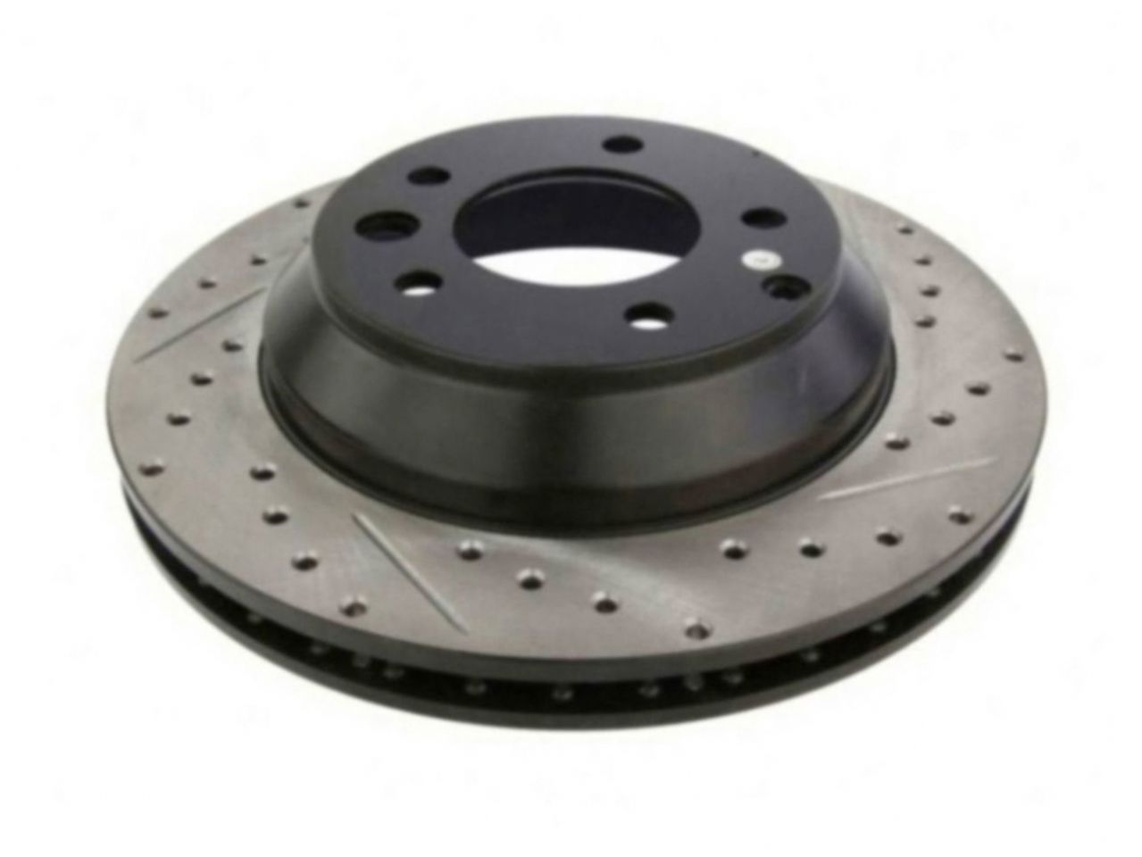 StopTech Select Sport Drilled And Slotted Brake Rotor; Front Left