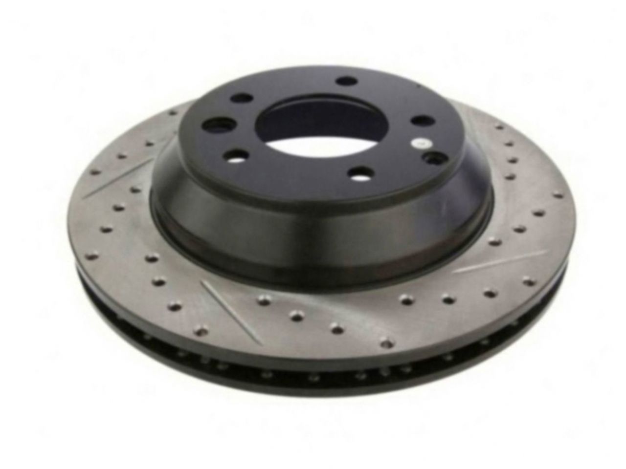 StopTech Select Sport Drilled And Slotted Brake Rotor; Front Left