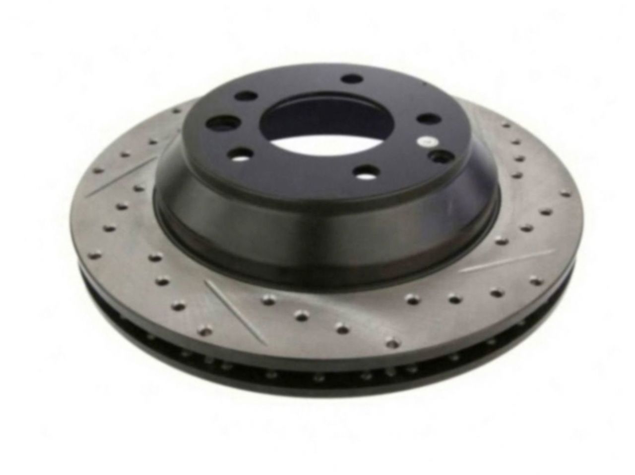 StopTech Select Sport Drilled And Slotted Brake Rotor; Front Left