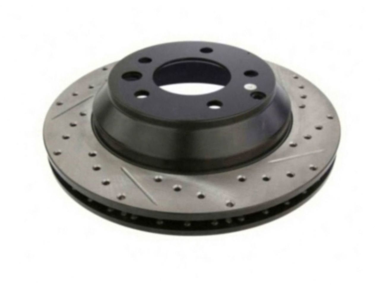 StopTech Select Sport Drilled And Slotted Brake Rotor; Front Left