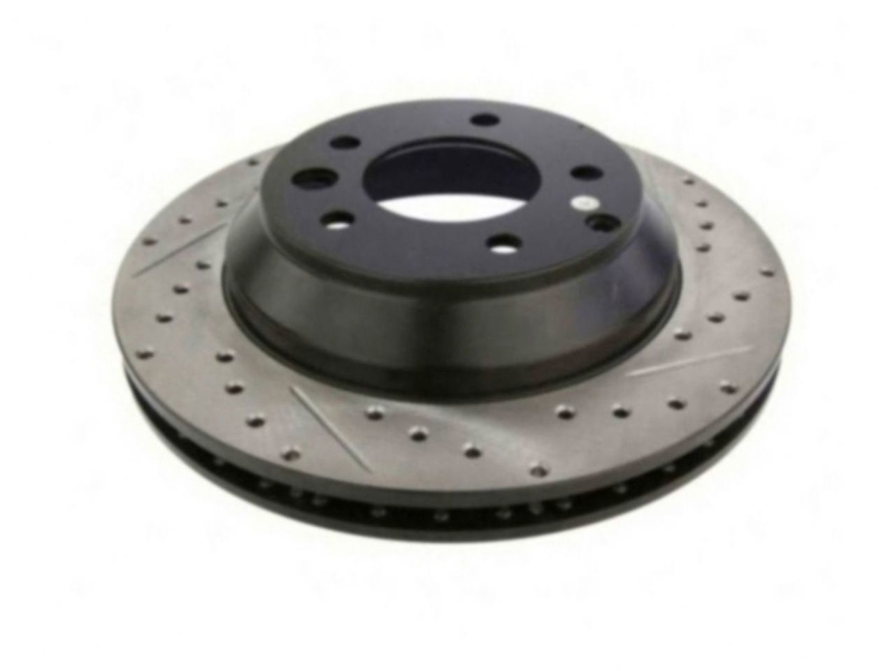 StopTech Select Sport Drilled And Slotted Brake Rotor; Front Left