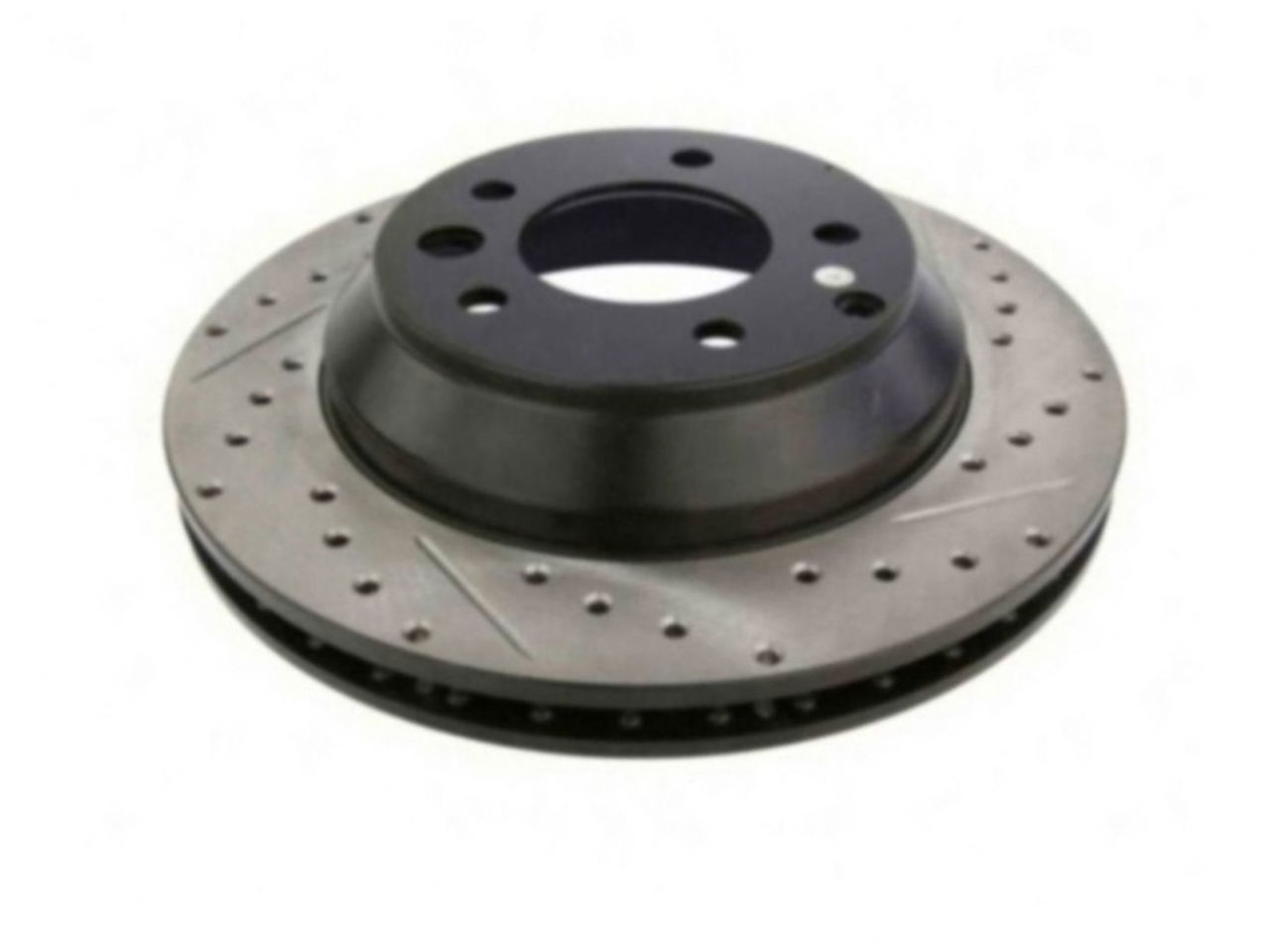 StopTech Select Sport Drilled And Slotted Brake Rotor; Front Left