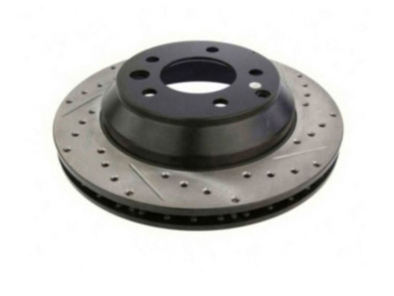 StopTech Select Sport Drilled And Slotted Brake Rotor; Front Left