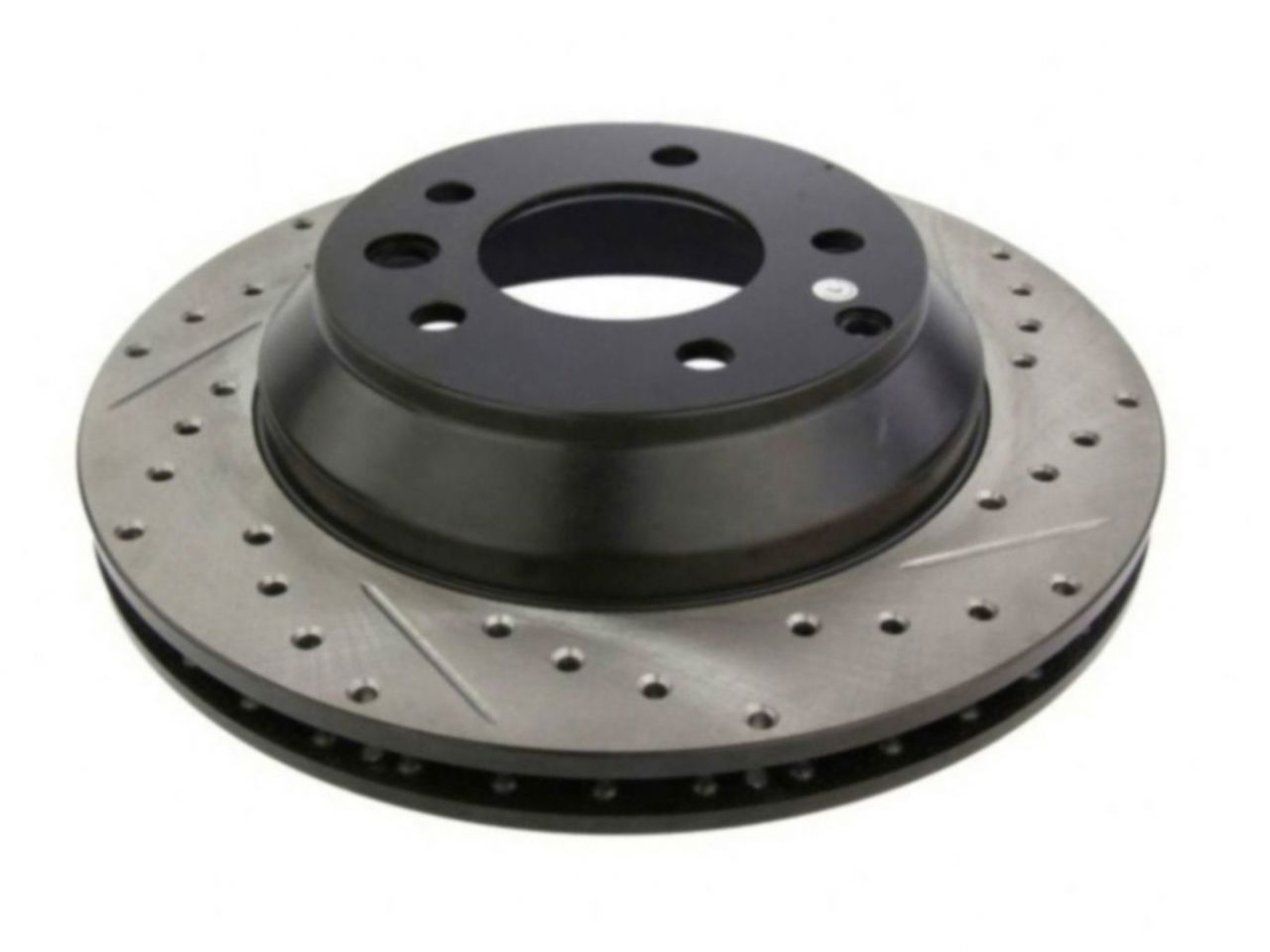 StopTech Select Sport Drilled And Slotted Brake Rotor; Front Left