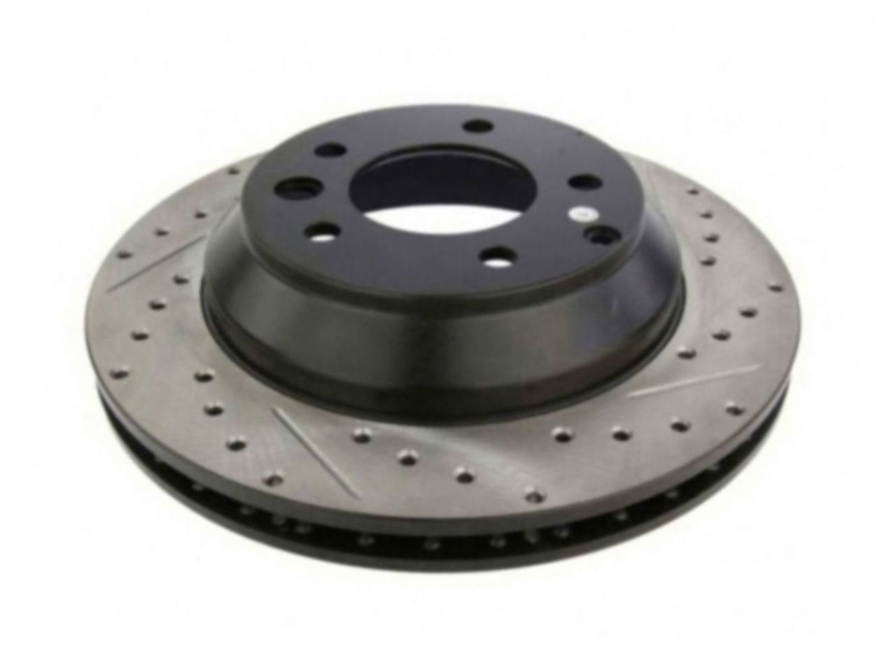 StopTech Select Sport Drilled And Slotted Brake Rotor; Front Left