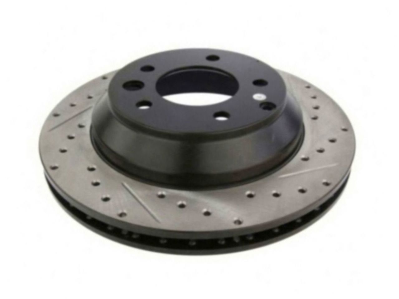 StopTech Select Sport Drilled And Slotted Brake Rotor; Front Left