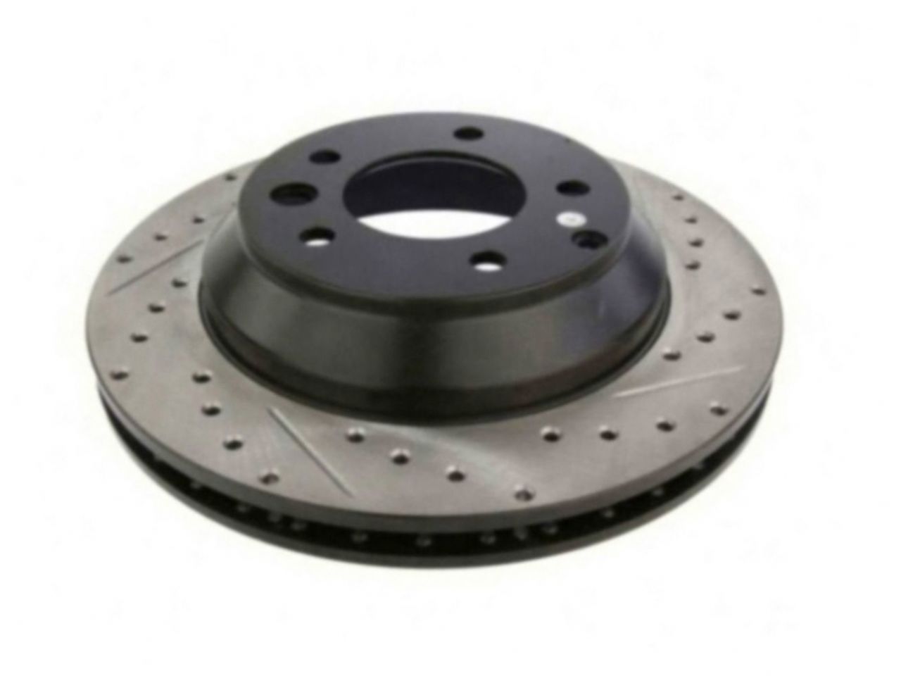 StopTech Select Sport Drilled And Slotted Brake Rotor; Front Left