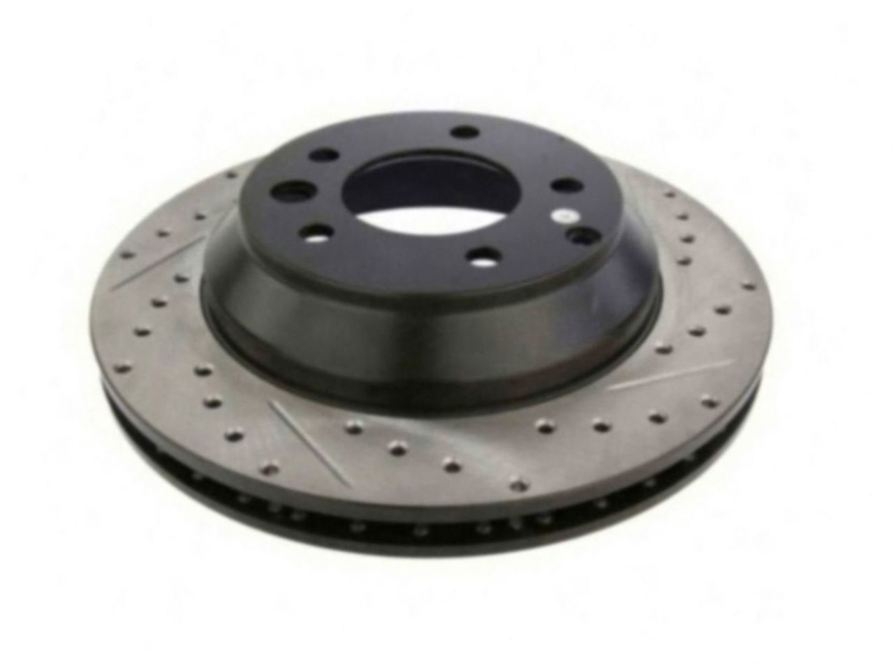 StopTech Select Sport Drilled And Slotted Brake Rotor; Front Left