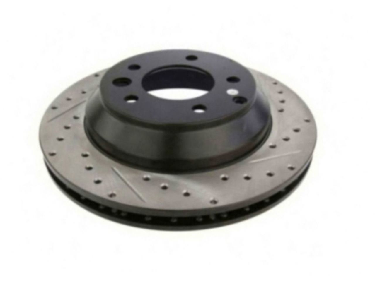 StopTech Select Sport Drilled And Slotted Brake Rotor; Front Left