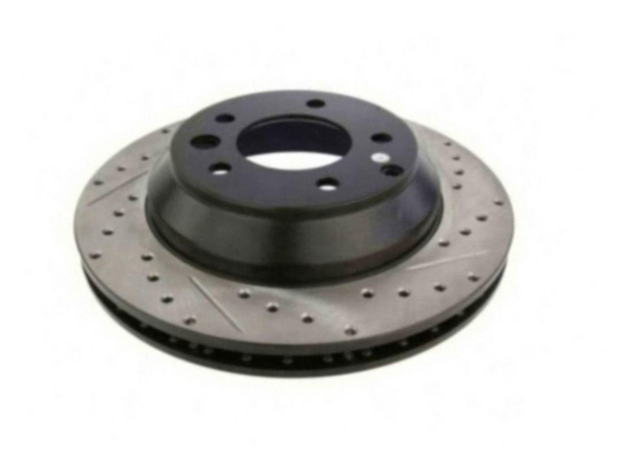 StopTech Select Sport Drilled And Slotted Brake Rotor; Front Left