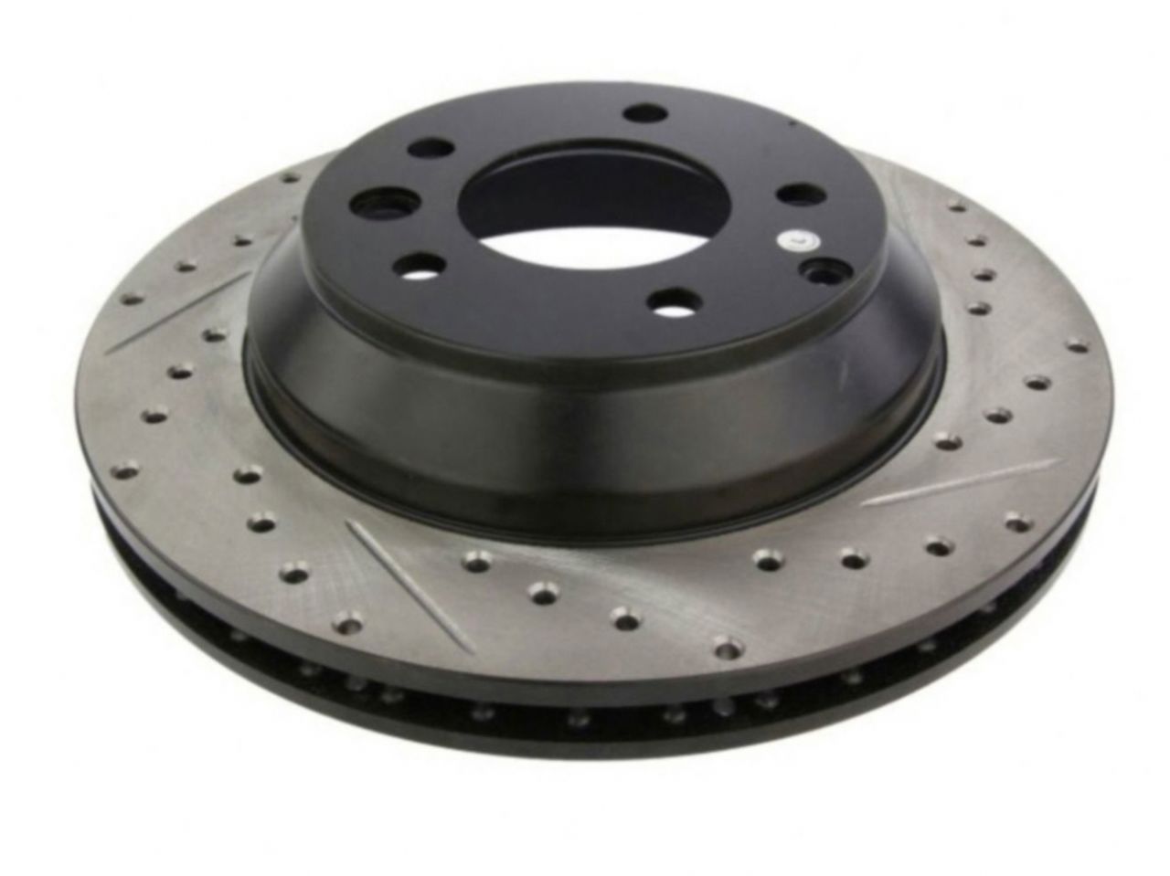 StopTech Select Sport Drilled And Slotted Brake Rotor; Front Left